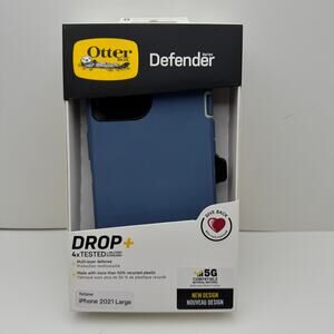 Fort Blue - OtterBox Defender Series Case w/ Holster, iPhone 13 mini / 12 mini